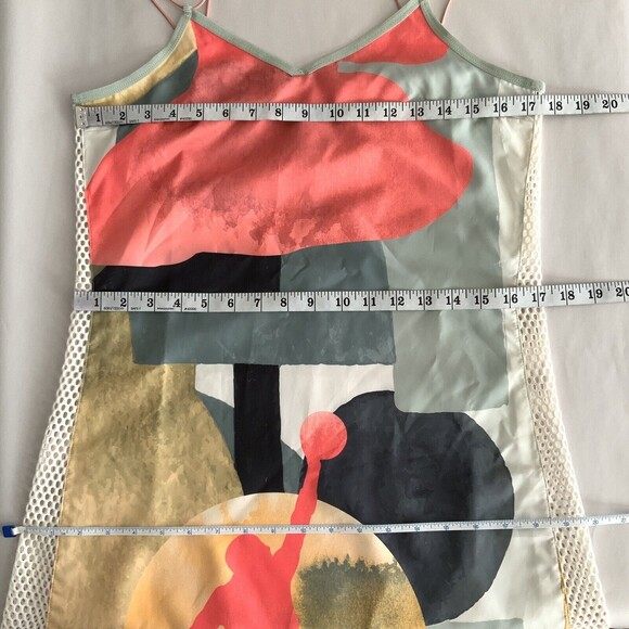 Jordan X Bephies Beauty Supply Slip Dress Coral Multicolor S - Picture 6 of 12